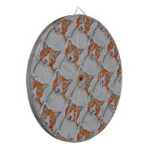 Katzenmuster-Dartboard Dartscheibe (Vorderseite Links)