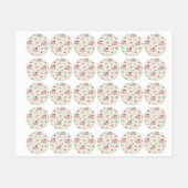 Katzenmuster Etiketten (Blatt)