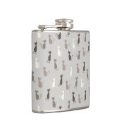 Katzenmuster Flachmann (Rechts)