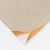 Katzenmuster Fleecedecke (Ecke)
