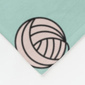 Katzenmuster Fleecedecke (Ecke)