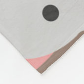 Katzenmuster Fleecedecke (Ecke)
