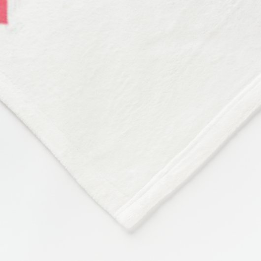 Katzenmuster Fleecedecke (Ecke)