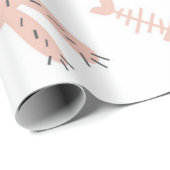 Katzenmuster Geschenkpapier (Rolleneckpunkt)