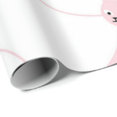 Katzenmuster Geschenkpapier (Rolleneckpunkt)