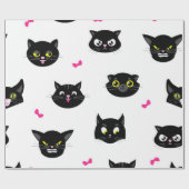 Katzenmuster Geschenkpapier (Flach)