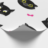 Katzenmuster Geschenkpapier (Ecke)