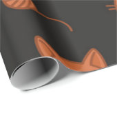 Katzenmuster Geschenkpapier (Rolleneckpunkt)