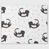Katzenmuster Geschenkpapier (Flach)
