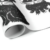 Katzenmuster Geschenkpapier (Rolleneckpunkt)