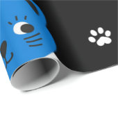 Katzenmuster Geschenkpapier (Rolleneckpunkt)