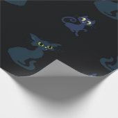 Katzenmuster Geschenkpapier (Ecke)