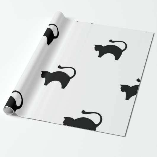 Katzenmuster Geschenkpapier (Ungerollt)