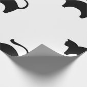 Katzenmuster Geschenkpapier (Ecke)