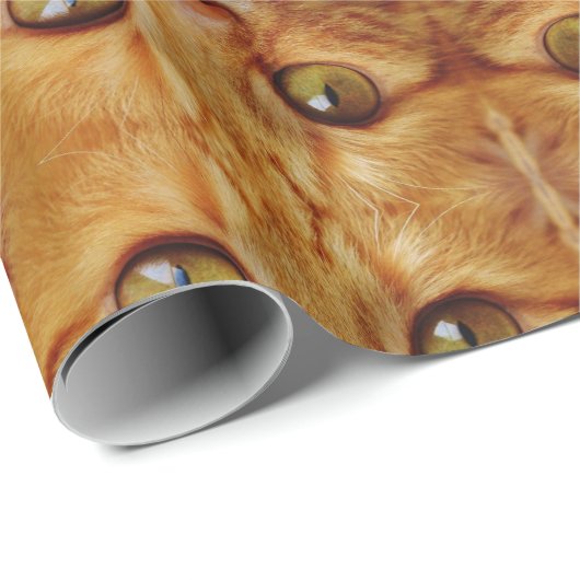 Katzenmuster Geschenkpapier (Rolleneckpunkt)