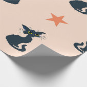 Katzenmuster Geschenkpapier (Ecke)