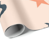 Katzenmuster Geschenkpapier (Rolleneckpunkt)