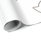 Katzenmuster Geschenkpapier (Rolleneckpunkt)