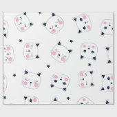 Katzenmuster Geschenkpapier (Flach)