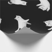 Katzenmuster Geschenkpapier (Ecke)