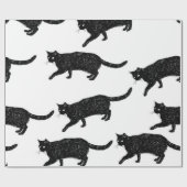 Katzenmuster Geschenkpapier (Flach)