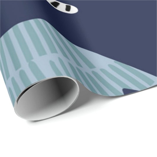 Katzenmuster Geschenkpapier (Rolleneckpunkt)