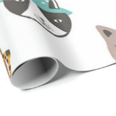 Katzenmuster Geschenkpapier (Rolleneckpunkt)