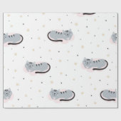 Katzenmuster Geschenkpapier (Flach)