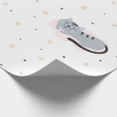 Katzenmuster Geschenkpapier (Ecke)