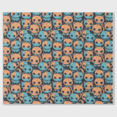 Katzenmuster Geschenkpapier (Flach)