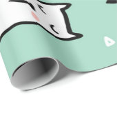 Katzenmuster Geschenkpapier (Rolleneckpunkt)