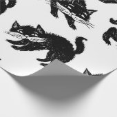 Katzenmuster Geschenkpapier (Ecke)