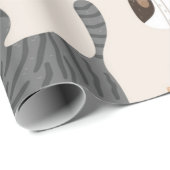 Katzenmuster Geschenkpapier (Rolleneckpunkt)
