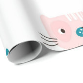 Katzenmuster Geschenkpapier (Rolleneckpunkt)