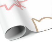 Katzenmuster Geschenkpapier (Rolleneckpunkt)