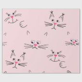 Katzenmuster Geschenkpapier (Flach)