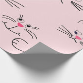 Katzenmuster Geschenkpapier (Ecke)