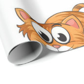 Katzenmuster Geschenkpapier (Rolleneckpunkt)
