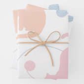 Katzenmuster Geschenkpapier Set (Beispiel)