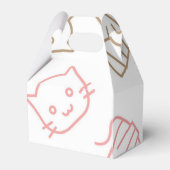 Katzenmuster Geschenkschachtel (Rückseite)
