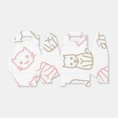 Katzenmuster Geschenkschachtel (Ungefaltet)