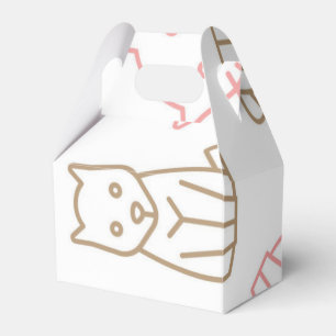 Katzenmuster Geschenkschachtel