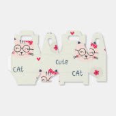 Katzenmuster Geschenkschachtel (Ungefaltet)