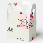 Katzenmuster Geschenkschachtel (Geöffnet)