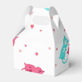 Katzenmuster Geschenkschachtel (Rückseite)