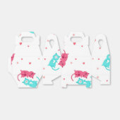 Katzenmuster Geschenkschachtel (Ungefaltet)