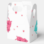 Katzenmuster Geschenkschachtel (Geöffnet)