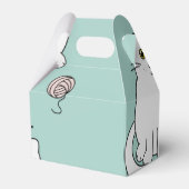 Katzenmuster Geschenkschachtel (Rückseite)