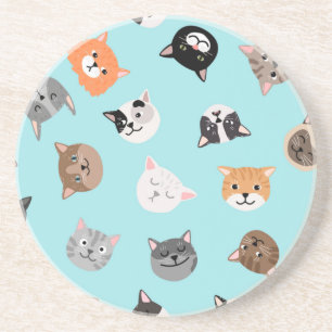 Katzenmuster Getränkeuntersetzer