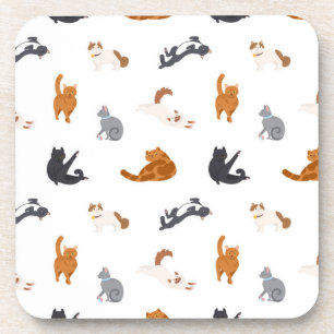 Katzenmuster Getränkeuntersetzer
